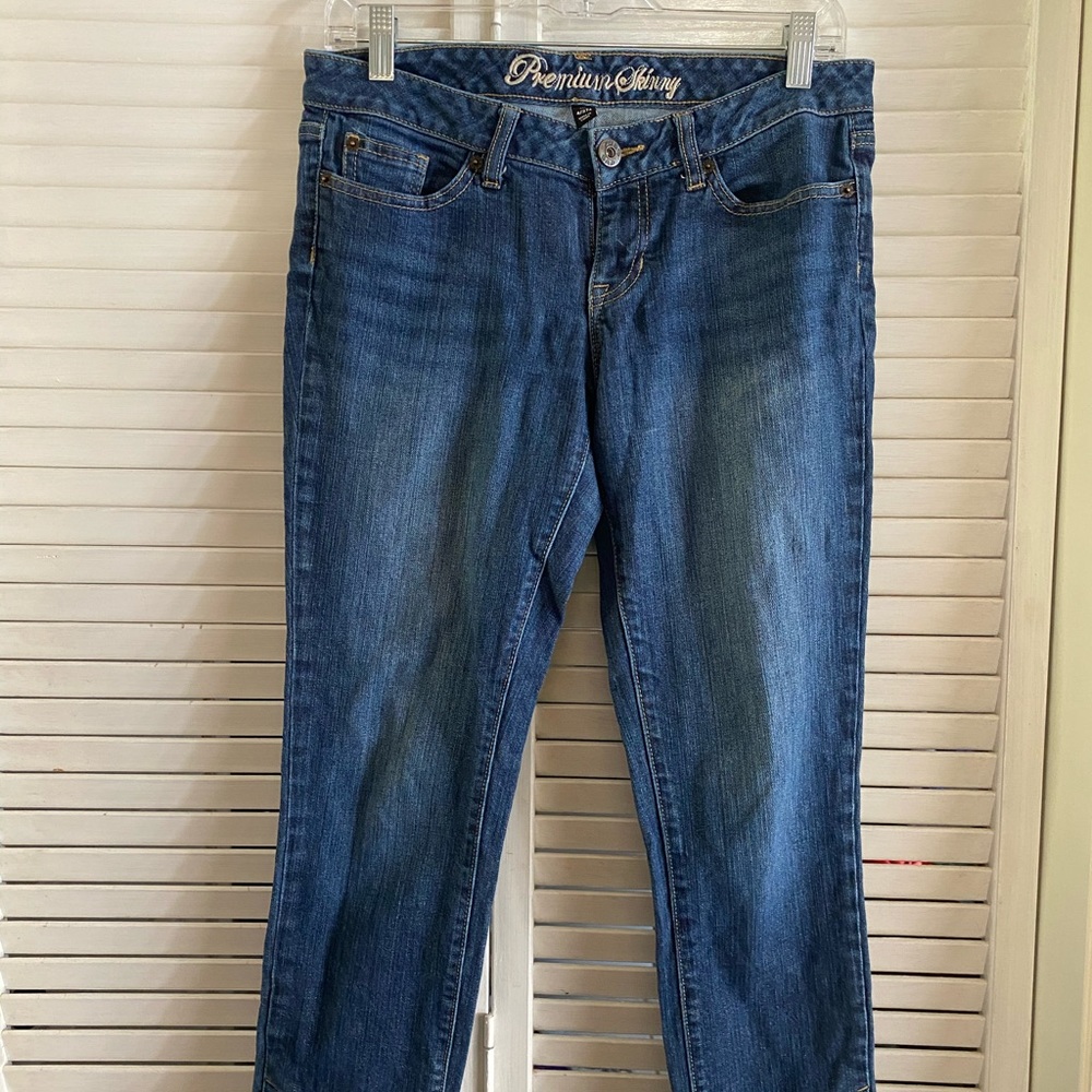 Cropped skinny jeans